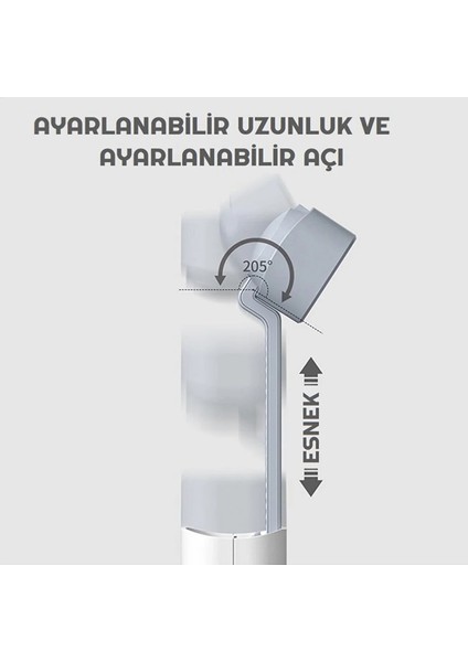 Şarj Edilebilir Masa Lambası - Beyaz (Yurt Dışından)