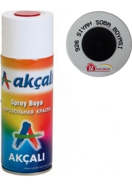 Senson Akçalı Sprey Boya 400 ml 926 Siyah Soba Boyası