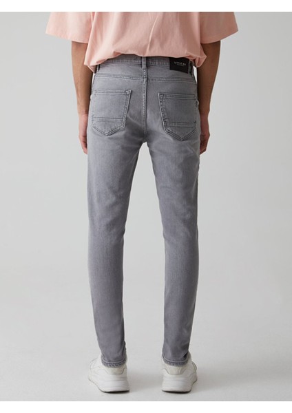 Erkek Scarty Y Normal Bel Dar Paça Skınny Jean Pantolon
