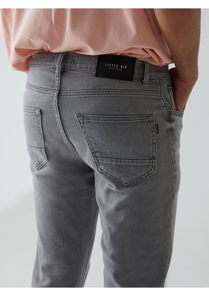 Erkek Scarty Y Normal Bel Dar Paça Skınny Jean Pantolon