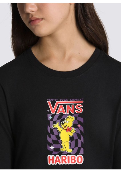 Siyah Erkek Çocuk T-Shirt VN000779BLK1 Harıbo Ls Bff modelleri