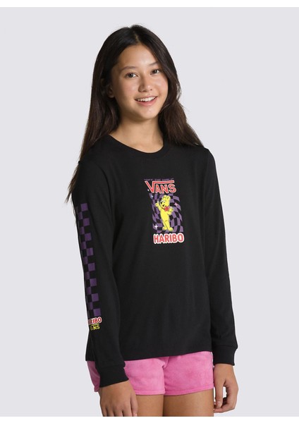 Siyah Erkek Çocuk T-Shirt VN000779BLK1 Harıbo Ls Bff indirimleri