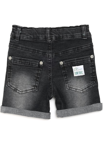 Denim Şort Erkek Bebek