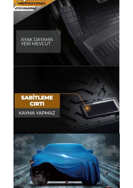 Bmw 2 Serisi Coupe F22 2014 Sonrası Model Pro x 4d Havuzlu Siyah Paspas