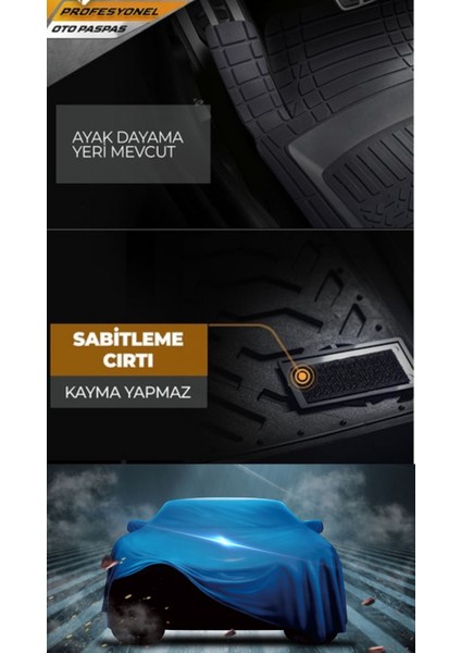 Ford C-Max Mpv 2013 Model Pro x 4d Havuzlu Siyah Paspas