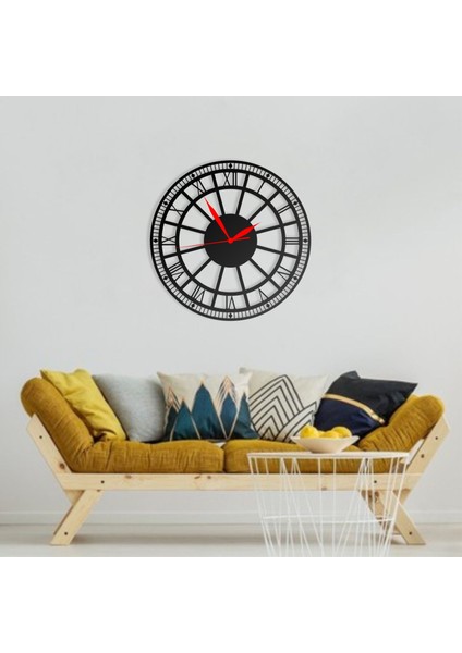 Duvar Saati Düz Sade Ergonomik Tasarımlı Ev ve Ofis Dekoratif Metal Duvar Saati modelleri