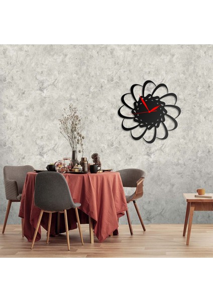 Duvar Saati Düz Sade Ergonomik Tasarımlı Ev ve Ofis Dekoratif Metal Duvar Saati modelleri