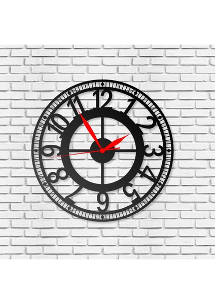 Duvar Saati Düz Sade Ergonomik Tasarımlı Ev ve Ofis Dekoratif Metal Duvar Saati fiyatları