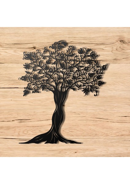 Ağaç Desenli Metal Duvar Tablosu Dekoratif Ev ve Ofis Için Özel Tasarım modelleri