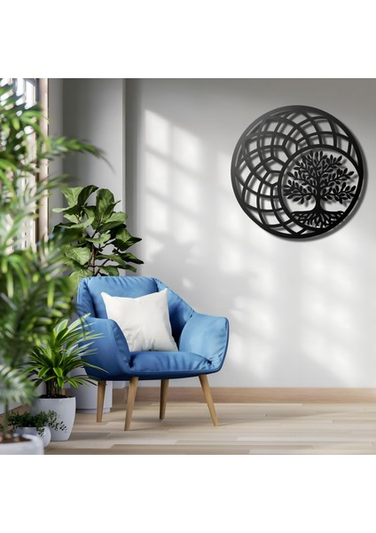 Bitki Desenli Metal Duvar Tablosu Dekoratif Ev ve Ofis Için Özel Tasarım