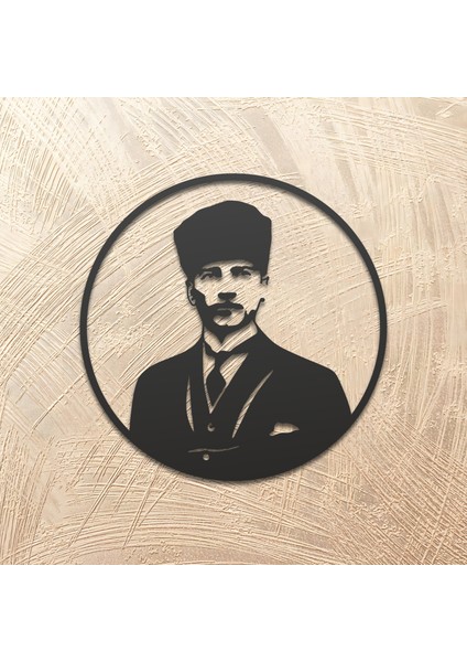 Metal Duvar Tablosu Atatürk Portre Ev ve Ofis Için Özel Tasarım modelleri