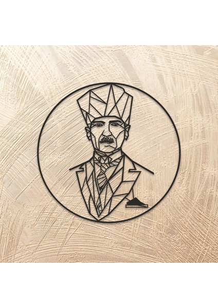 Metal Duvar Tablosu Atatürk Portre Ev ve Ofis Için Özel Tasarım modelleri