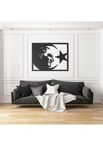 Metal Duvar Tablosu Atatürk Portre Ev ve Ofis Için Özel Tasarım fiyatları