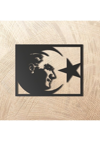 Metal Duvar Tablosu Atatürk Portre Ev ve Ofis Için Özel Tasarım modelleri