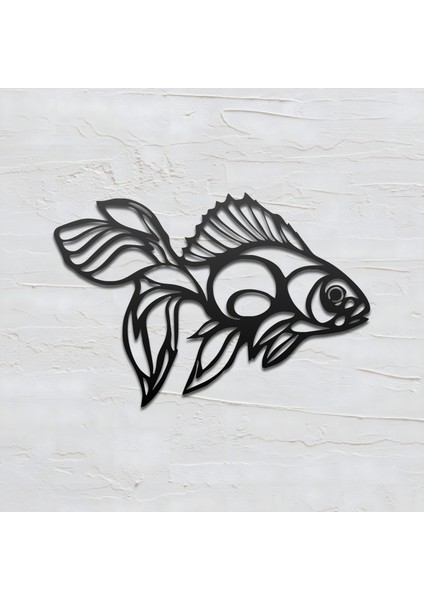 Metal Balık Tasarımlı Ev ve Ofis Için Duvar Tablosu modelleri