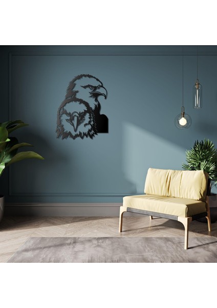 Metal Şahin Tasarımlı Ev ve Ofis Için Duvar Tablosu fiyatları