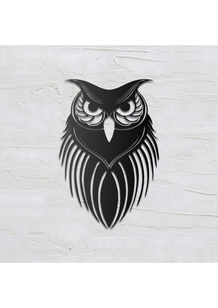 Metal Baykuş Tasarımlı Ev ve Ofis Için Duvar Tablosu modelleri