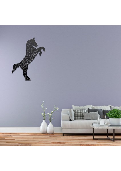 Metal At Tasarımlı Ev ve Ofis Için Duvar Tablosu