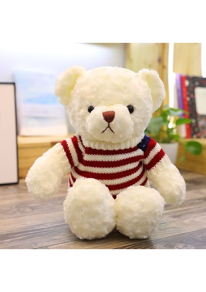 30 cm Hayvan Teddy Bear Doll Peluş Yama Ayı Peluş Oyuncak Çocuk Doğum Günü Noel Hediyesi K (Yurt Dışından)