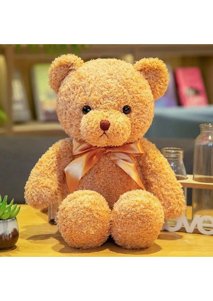 30 cm Hayvan Teddy Bear Doll Peluş Yama Ayı Peluş Oyuncak Çocuk Doğum Günü Noel Hediyesi A (Yurt Dışından)