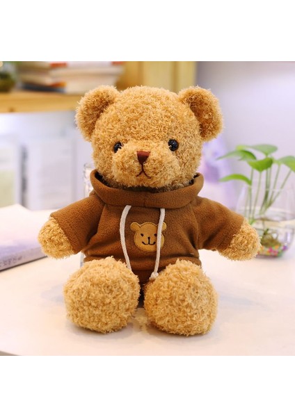 30 cm Hayvan Teddy Bear Doll Peluş Yama Ayı Peluş Oyuncak Çocuk Doğum Günü Noel Hediyesi R (Yurt Dışından)