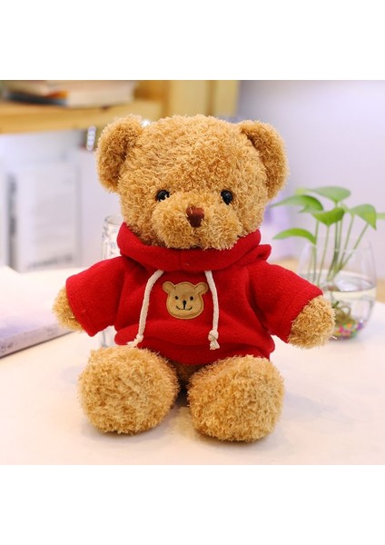 30 cm Hayvan Teddy Bear Doll Peluş Yama Ayı Peluş Oyuncak Çocuk Doğum Günü Noel Hediyesi O (Yurt Dışından)