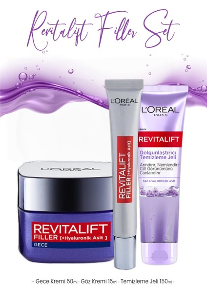 L'Oréal Paris Loreal Paris Revitalift Filler Bakım Seti