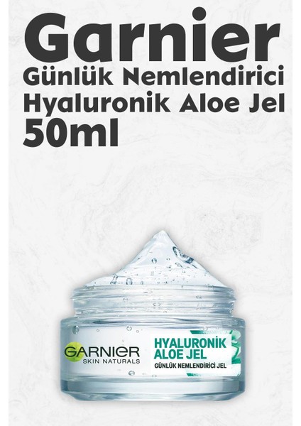 Günlük Nemlendirici Hyaluronik Aloe Jel 50 ml