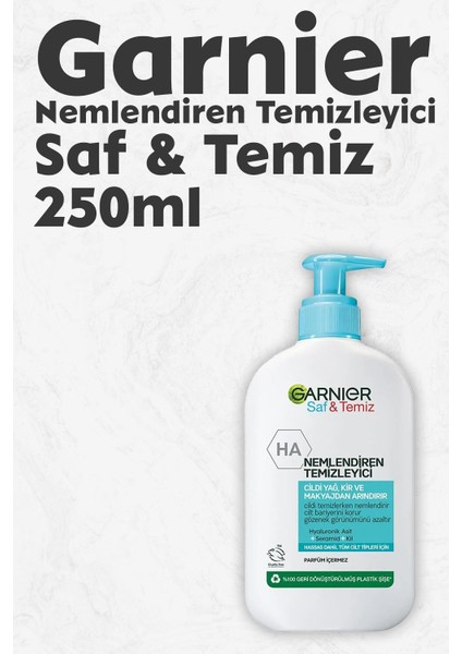 Nemlendiren Temizleyici Saf & Temiz 250 ml