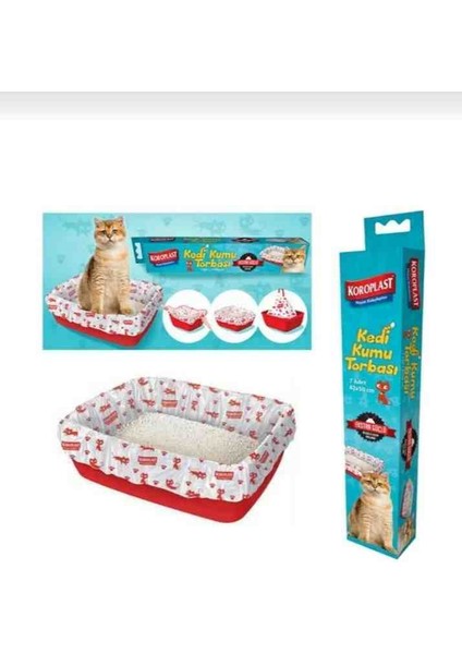 Kedi Kumu Torbası Çöp Poşeti Hijyen Evcil Hayvan Temizlik