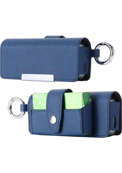 Yeni Renk Tuval Malzeme Durumda Iqos Iluma Başbakan Için Iluma Çanta Saklama Kutusu Evrensel Boyutu Tutucu Dark Blue