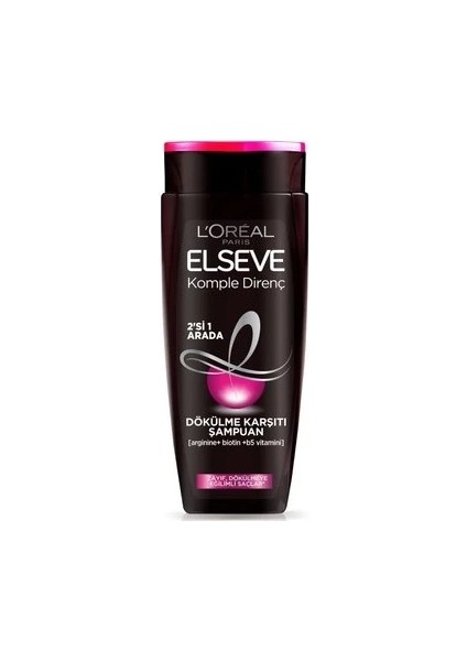 Loreal Paris Elseve Komple Direnç Şampuan 400ML x 3 Adet