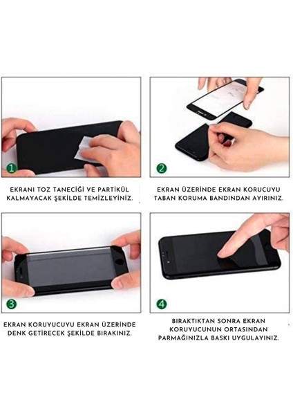 Samsung Galaxy A51 ile Uyumlu Şeffaf Ekranı Tam Kaplayan 5d Cam Kırılmaz Cam Ekran Koruyucu