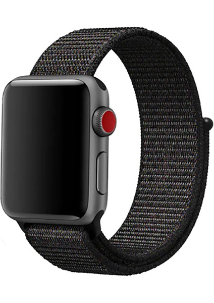 Apple Watch 2/3/4/5/6/7/8/se/ultra/nike 42MM 44MM 45MM 49MM Hasır Kordon Kaliteli Tasarım (Krd-03)
