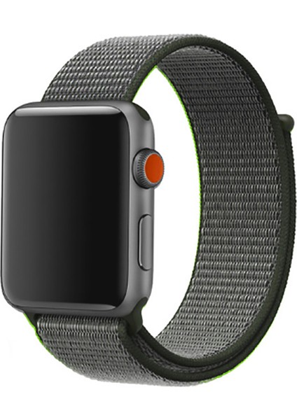Apple Watch 2/3/4/5/6/7/8/se/nike 38MM 40MM 41MM Hasır Kordon Kaliteli Tasarım (Krd-03)