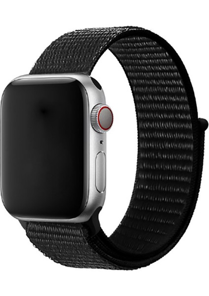 Apple Watch 2/3/4/5/6/7/8/se/nike 38MM 40MM 41MM Hasır Kordon Kaliteli Tasarım (Krd-03)