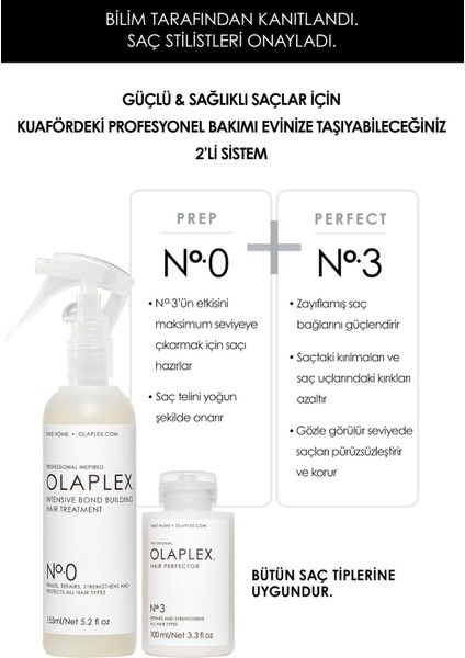 Nº.0 Intensive Bond Buildig Treatment - Bağ Yapılandırıcı Yoğun Saç Bakım Spreyi