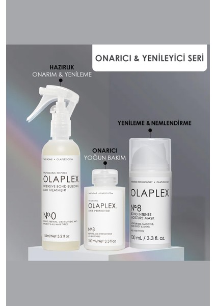 Nº.0 Intensive Bond Buildig Treatment - Bağ Yapılandırıcı Yoğun Saç Bakım Spreyi