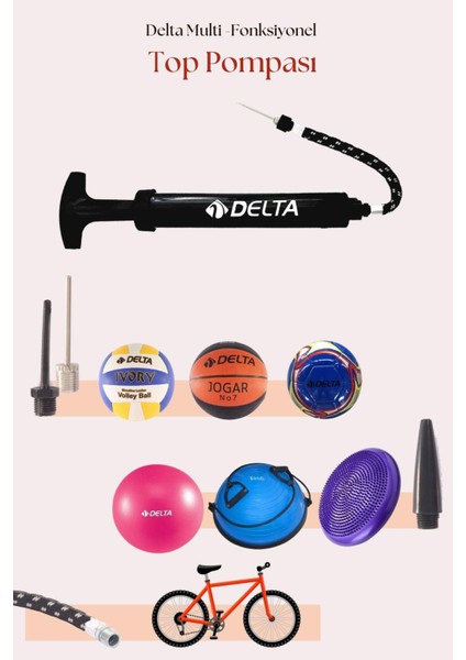 Denge Diski Balance Trainer Denge Topu Pilates Balans Disk Çift Yönlü Pompa