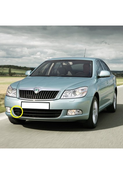 Skoda Octavia 2009-2012 Ön Tampon Alt Izgara Sağ Parça 1Z0853666C