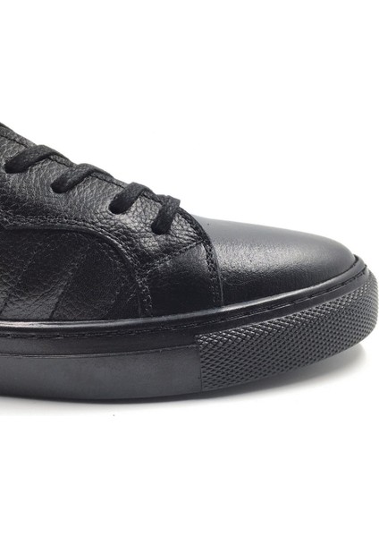 Anthros Siyah Hakiki Deri Sneakers Spor Ayakkabı fırsatları