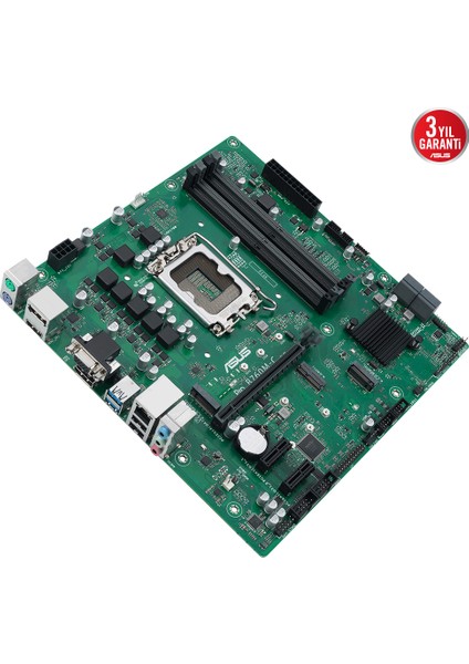 Pro B760M-C-Csm Intel B760 Lga1700 Ddr5 6200 2Xdp Hdmı Vga Çift M2 Usb3.2 Matx (Pro B760M-C-Csm) Anakart