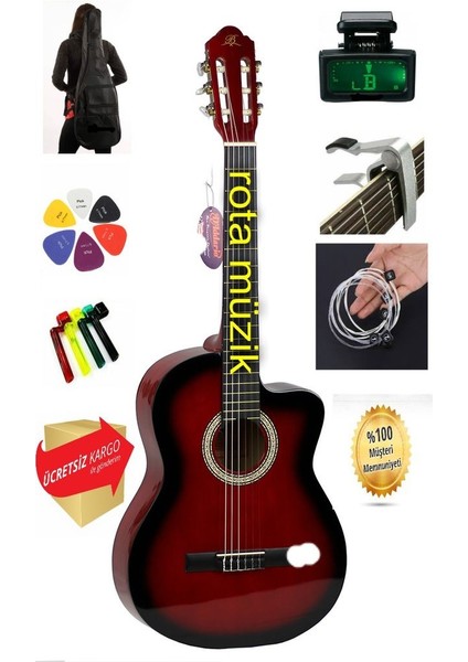 Lc 3900 Crds Tam Boy 4/4 Klasik Gitar Seti