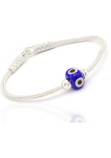 Nazar Boncuklu 1000 Ayar Kazaziye Gümüş Bileklik 201022315 fiyatları