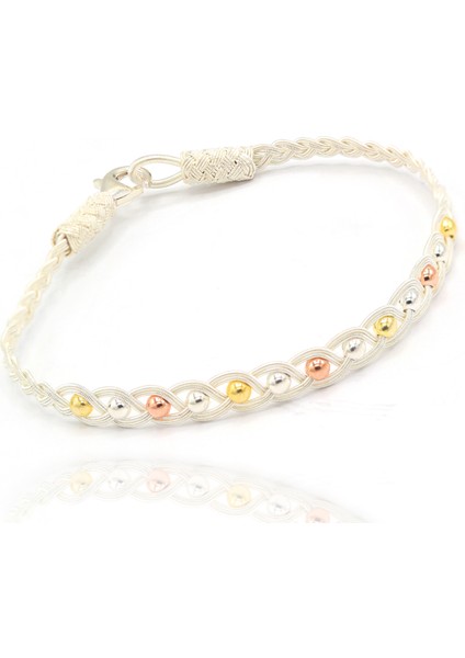 1000 Ayar Kazaziye Gümüş Bileklik 201022321 fiyatları