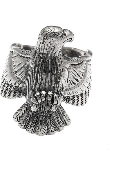 925 Ayar Gümüş Kartal Motifli Yüzük fiyatları