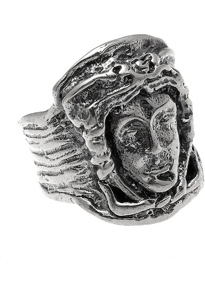 925 Ayar Gümüş Medusa Motifli Yüzük