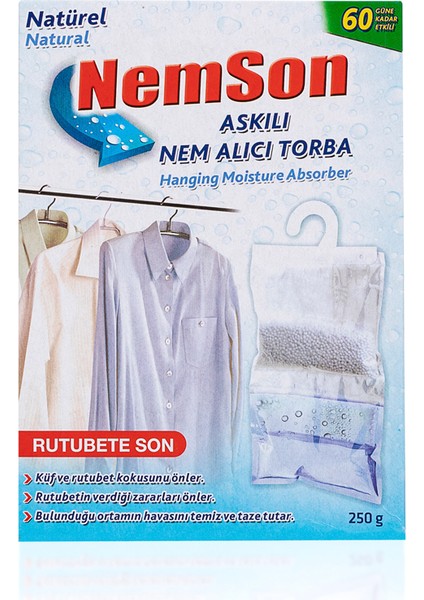 6 Adet Nemson Nem Alıcı Askılı