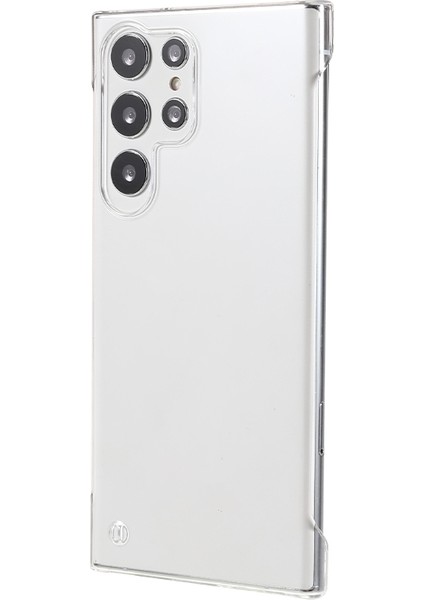 Samsung Galaxy S22 Ultra 5g Sert Pc Telefon Kılıfı Çerçevesiz Şeffaf Cep Telefonu Koruyucu Kapak (Yurt Dışından)
