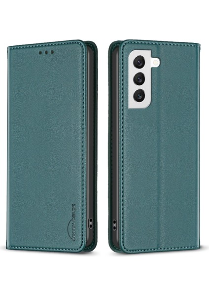 Samsung Galaxy S22 5g Pu Deri Kart Yuva Kapağı Şok Geçirmez Stand Telefon Kılıfı (Yurt Dışından)